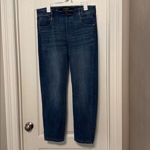 Dark Blue Denim Jeans - Liverpool The Slim